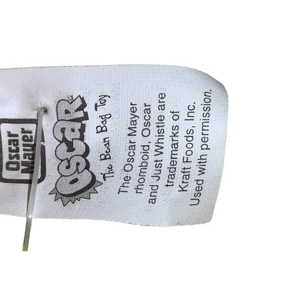 Oscar Mayer Wienermobile Hot Dog Plush Stuffed Beanie The Bean Bag Toy 7" - Picture 6 of 7